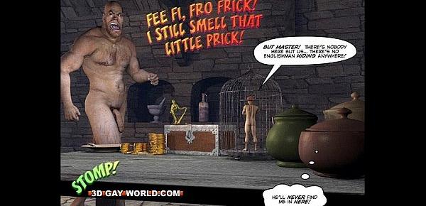  JACK AND THE BEANSTALK Gay Comic Version by 3D Gay World